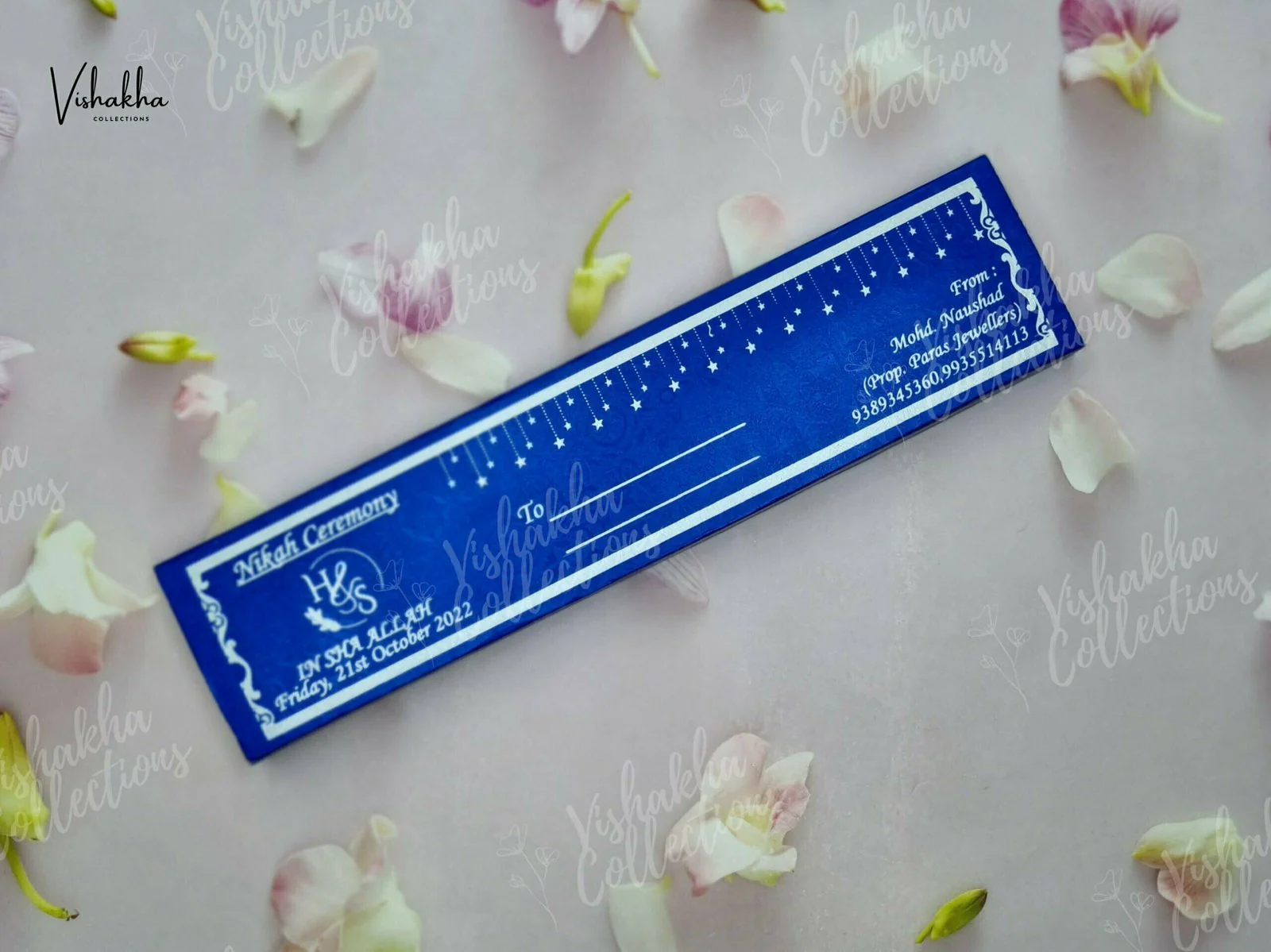 Designer Premium Customized Wedding Invitation Cards - FC-024 - Image 2