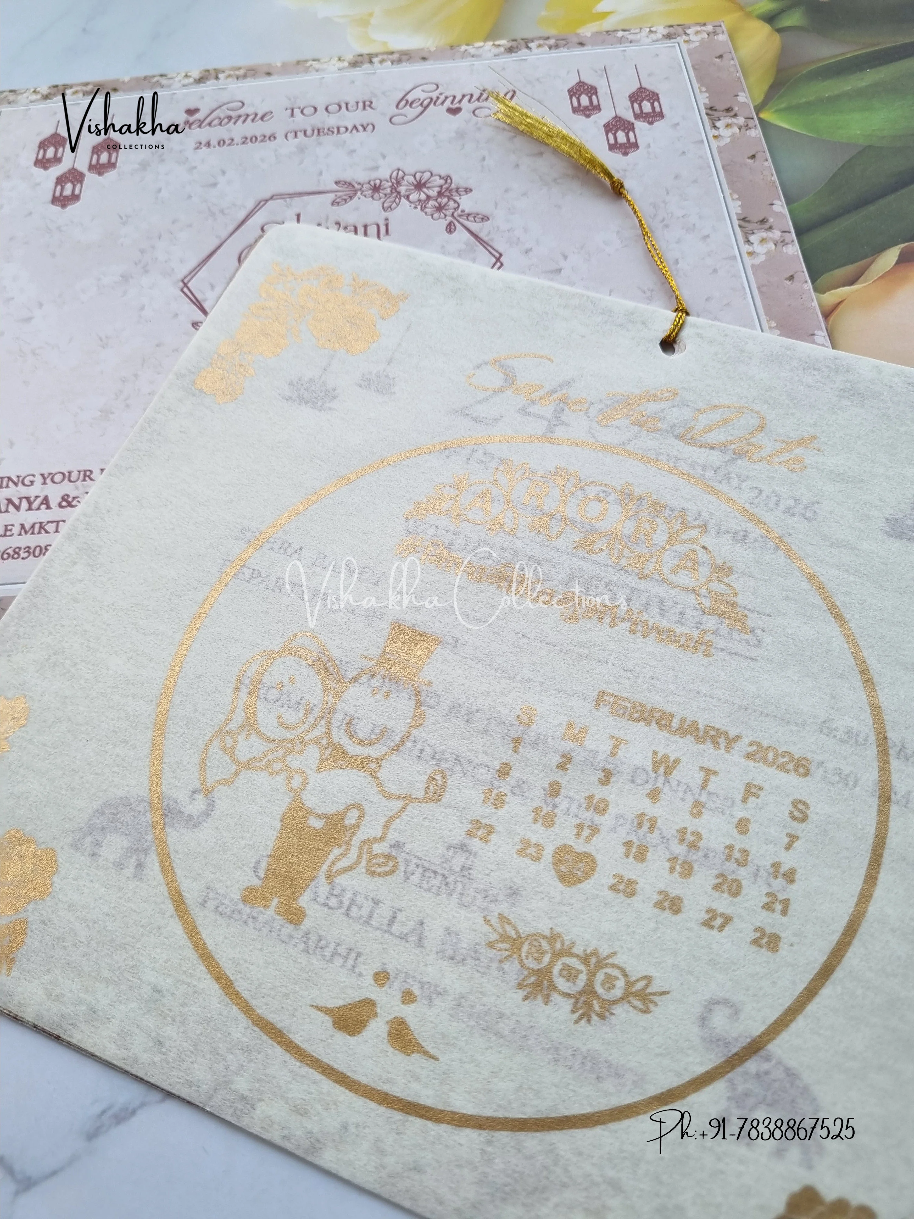 Hindu Muslim Christian Sikh invitation Cards ATS-9152 - Image 2