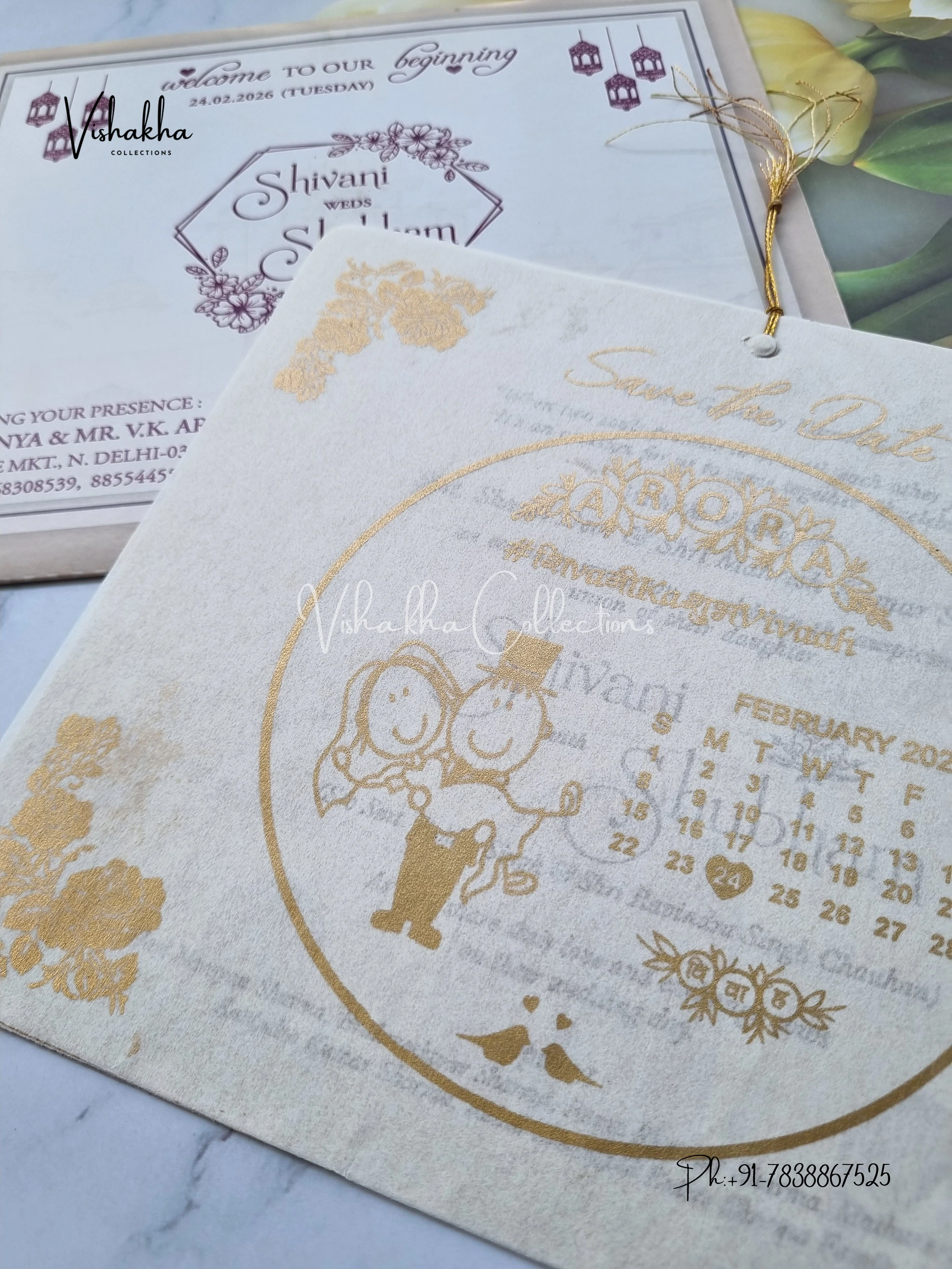 Hindu Muslim Christian Sikh invitation Cards ATS-9283 - Image 2